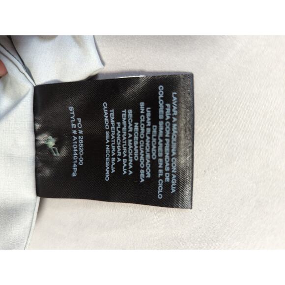 Voyager Mens XL Short Sleeve Button Up Shirt Gray Outdoor Casual Travel - Picture 11 of 11